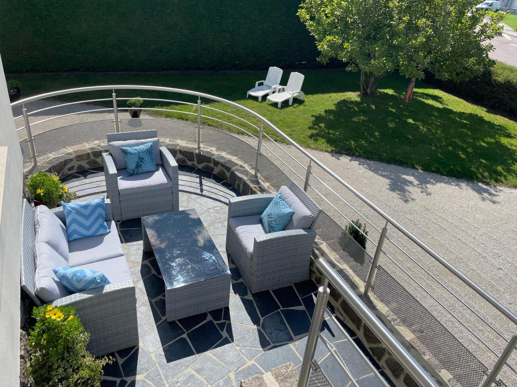 "La Revillaise" Proche Mer, Grand Jardin Clos, 2 A 5 Personnes-Adultes-Enfants- Réville Buitenkant foto