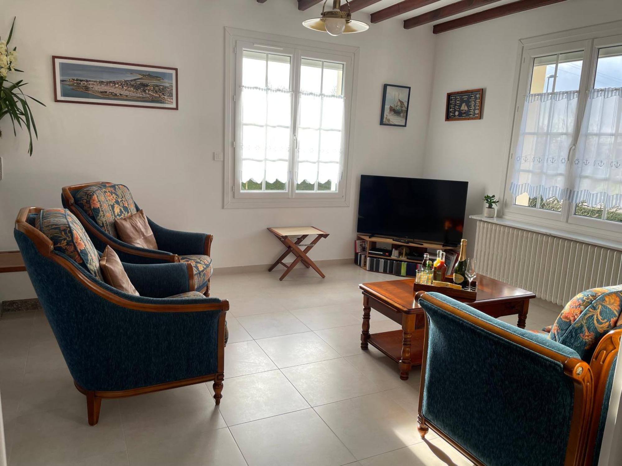 "La Revillaise" Proche Mer, Grand Jardin Clos, 2 A 5 Personnes-Adultes-Enfants- Réville Buitenkant foto