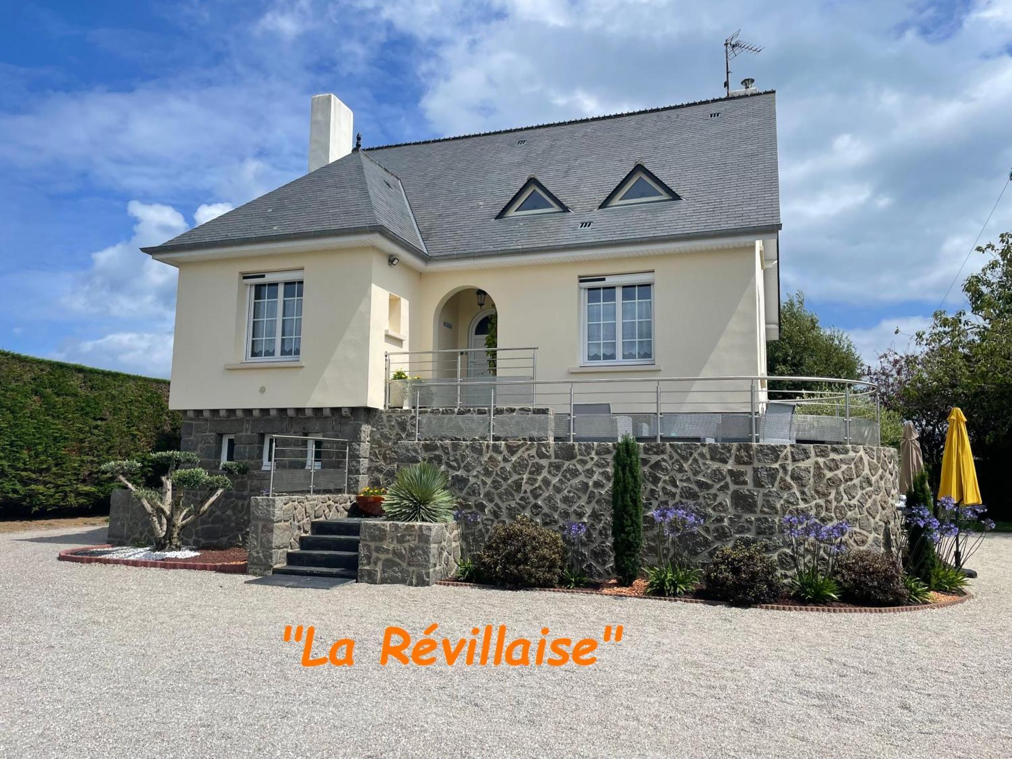 "La Revillaise" Proche Mer, Grand Jardin Clos, 2 A 5 Personnes-Adultes-Enfants- Réville Buitenkant foto