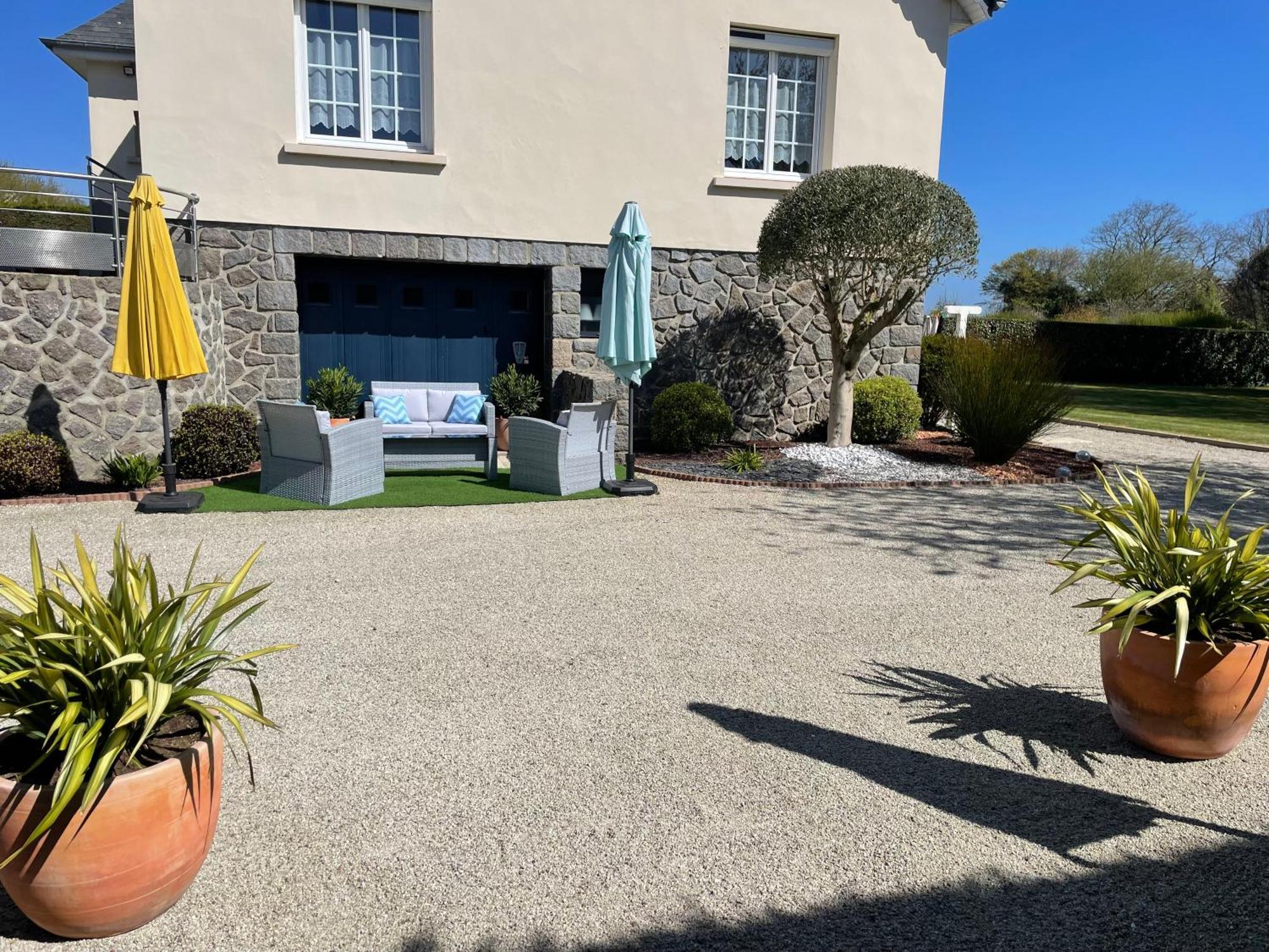 "La Revillaise" Proche Mer, Grand Jardin Clos, 2 A 5 Personnes-Adultes-Enfants- Réville Buitenkant foto